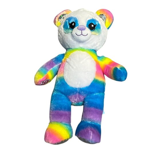 BUILD A BEAR Rainbow Friends Panda Prism Eyes and Feet So Soft! - Picture 7 of 13